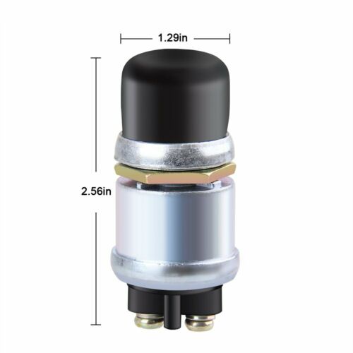 12V Heavy Duty Push Button Switch - Universal Horn / Engine Starter For Car Boat Track - US Made